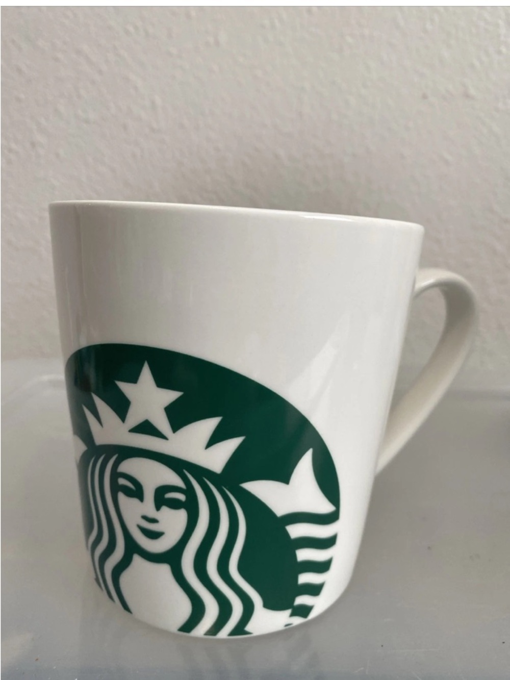 Starbucks 2017 Classic White Green Mermaid Logo Coffee Tea Mug 14oz